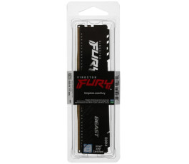 Модуль памяти DDR4 16Gb PC25600 3200MHz Kingston FURY Beast Black (KF432C16BB1/16)