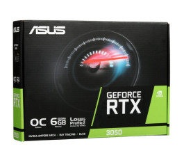 Видеокарта PCI-E 4.0 6Gb GeForce RTX 3050 ASUS RTX3050-O6G-LP-BRK