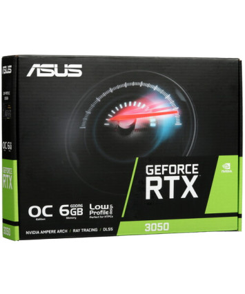 Видеокарта PCI-E 4.0 6Gb GeForce RTX 3050 ASUS RTX3050-O6G-LP-BRK