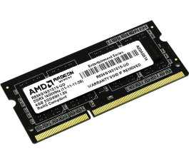 Модуль памяти SODIMM DDR3L 4Gb PC12800 1600MHz AMD R534G1601S1SL-UO