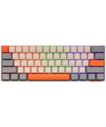 Клавиатура механическая PANTEON T3 PRO CS HS, 60%, RGB, слоновая кость/серый (33)