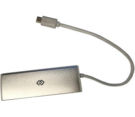 USB-концентратор Digma HUB-4U3.0-UC-S (4 порта USB 3.2), кабель Type-C