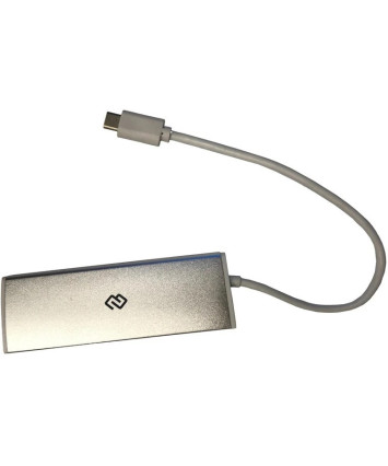 USB-концентратор Digma HUB-4U3.0-UC-S (4 порта USB 3.2), кабель Type-C