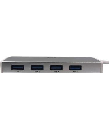 USB-концентратор Digma HUB-4U3.0-UC-S (4 порта USB 3.2), кабель Type-C
