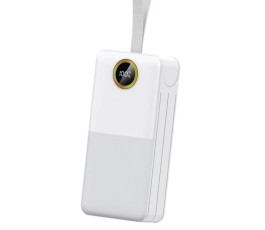 Портативный аккумулятор Topomax TPB-F08, 30000mAh, 22.5W, белый