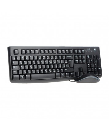 Проводной набор клавиатура + мышь  Logitech Desktop MK120, USB