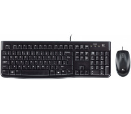 Проводной набор клавиатура + мышь Logitech Desktop MK120, USB