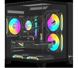 Корпус mATX без БП Formula CRYSTAL Z9M B, черный