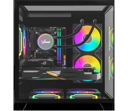 Корпус mATX без БП Formula CRYSTAL Z9M B, черный