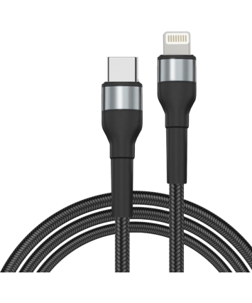 Кабель Type C - Lightning JETACCESS JA-DC60, 2м, черный