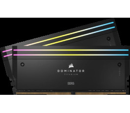 Комплект модулей памяти DDR5 2x32Gb Corsair Dominator Titanium RGB (CMP64GX5M2X6600C32)