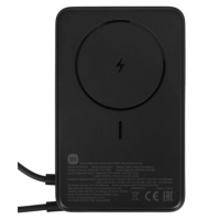 Портативный аккумулятор Xiaomi Magnetic Power Bank (встроенный кабель), 10000mAh, черный