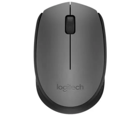 Мышь беспроводная Logitech M170 темно-серая