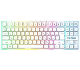 Клавиатура игровая с подсветкой PANTEON M180 USB, белая