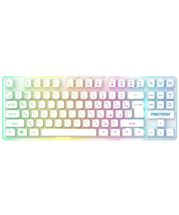 Клавиатура игровая с подсветкой PANTEON M180 USB, белая