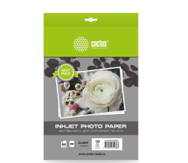 Фотобумага Cactus А4 Глянцевая 130г/м2 100л (CS-GA4130100DS)