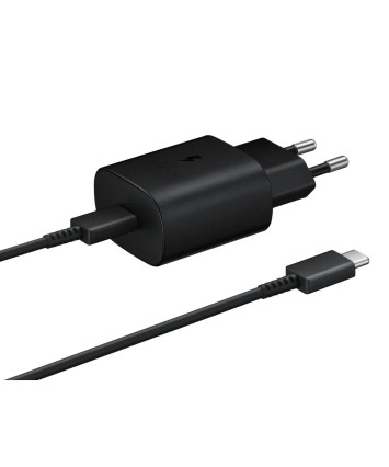 СЗУ SAMSUNG EP-TA800XBEGWW с кабелем Type-C 1м, Черный