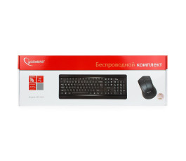 Беспроводной набор клавиатура + мышь Gembird KBS-8001