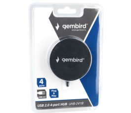 USB-концентратор Gembird UHB-241B (4 порта USB 2.0)