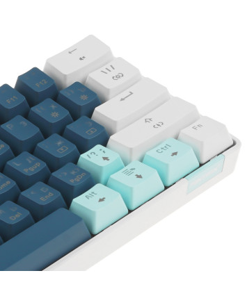 Клавиатура механическая PANTEON T3 RS HS RB, 60%, Rainbow, синий/белый (49)