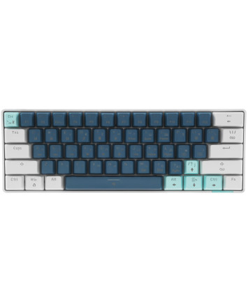 Клавиатура механическая PANTEON T3 RS HS RB, 60%, Rainbow, синий/белый (49)