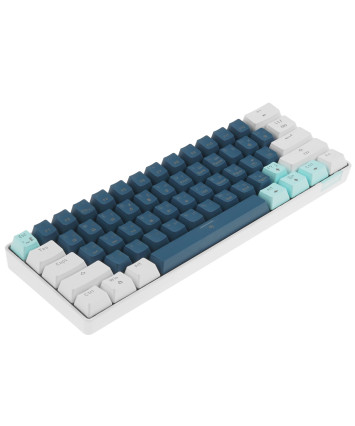 Клавиатура механическая PANTEON T3 RS HS RB, 60%, Rainbow, синий/белый (49)