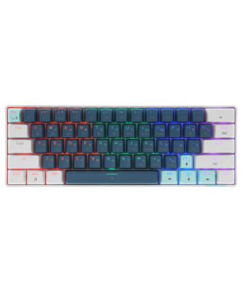 Клавиатура механическая PANTEON T3 RS HS RB, 60%, Rainbow, синий/белый (49)
