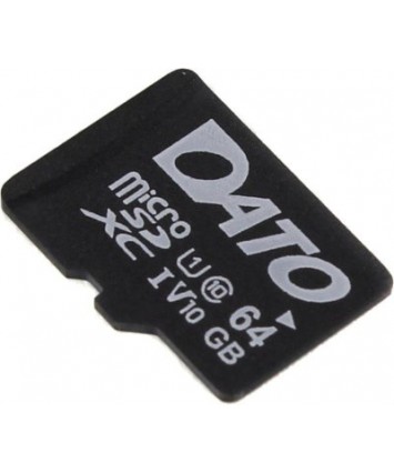 Карта памяти MicroSDXC UHS-I U1 Card 64Gb DATO DTTF064GUIC10 Class10 (без адаптера)