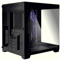 Корпус mATX кубик без БП Ginzzu V320 RGB