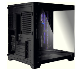 Корпус mATX кубик без БП Ginzzu V320 RGB