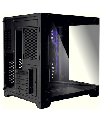 Корпус mATX кубик без БП Ginzzu V320 RGB