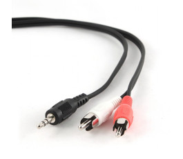 Кабель Audio 3.5мм/2*RCA Male-Male 1.5м Cablexpert CCA-458