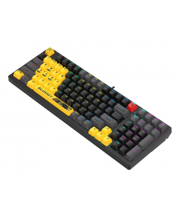 Клавиатура механическая A4Tech Bloody S98, желтый/серый, USB