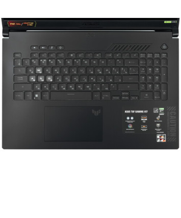 Ноутбук ASUS TUF Gaming A17 (FA707NVR-HX023) 17.3", IPS, R5-7535HS/16/512/RTX4060, черный