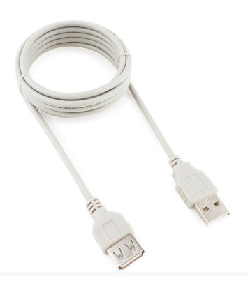Кабель-удлинитель AM-AF, 1.8m, USB 2.0, Gembird CC-USB2-AMAF-6, серый