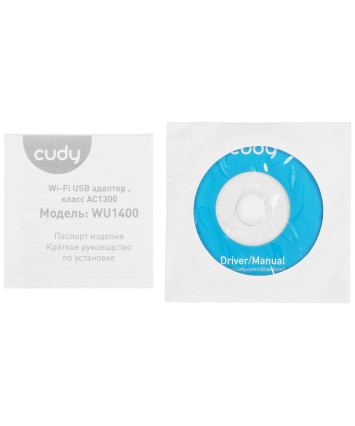 Беспроводной двухдиапазонный сетевой USB адаптер Cudy WU1400