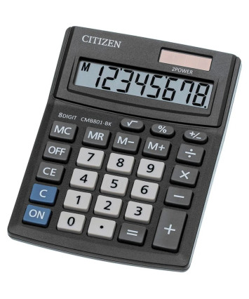 Калькулятор Citizen настол. 8 рaзр. черный (CMB801BK)