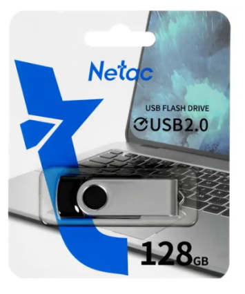 Флеш накопитель 128Gb USB 2.0 Netac U505 (NT03U505N-128G-20BK)