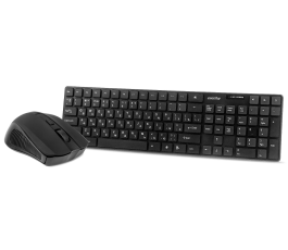 Беспроводной набор клавиатура + мышь Smartbuy ONE 229352AG, черный