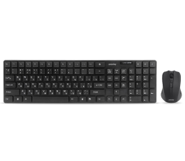 Беспроводной набор клавиатура + мышь Smartbuy ONE 229352AG, черный