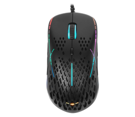 Мышь игровая HIPER Aero A-2 чёрная RGB, USB