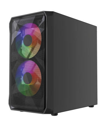 Корпус mATX без БП Powercase Micro A3B ARGB (CMMAB-A3-V2)