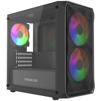 Корпус mATX без БП Powercase Micro A3B ARGB (CMMAB-A3-V2)