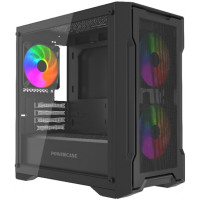 Корпус mATX без БП Powercase Mistral Micro X3B ARGB (CMMXB-A3)