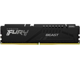 Модуль памяти DDR5 8Gb PC44800 5600MHz Kingston Fury Beast Black (KF556C40BB-8)