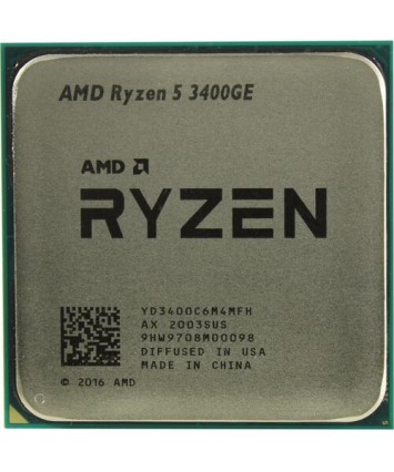 Процессор Socket AM4 AMD Ryzen 5 3400GE OEM (YD3400C6M4MFH)