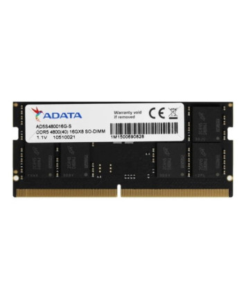 Модуль памяти SODIMM DDR5 16Gb PC38400 4800MHz A-Data AD5S480016G-S