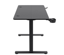 Игровой стол Defender Saturn, с подъемным механизмом, черный