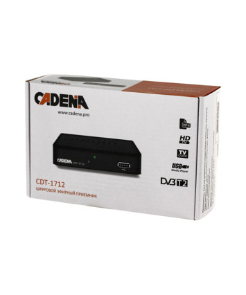 Цифровой приемник ТВ CADENA CDT-1712 DVB-T2