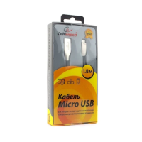 Кабель USB2.0 Cablexpert CC-G-mUSB01Bk-1.8M, AM/microB, серия Gold, 1.8м, черный, блистер